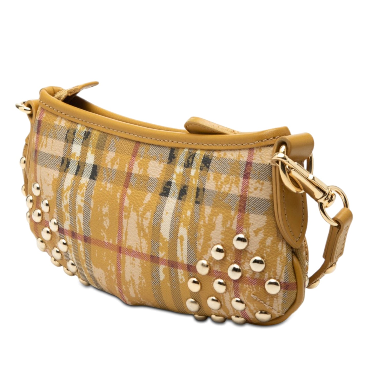Burberry Studded Haymarket Check Coated Canvas Canterbury Crossbody