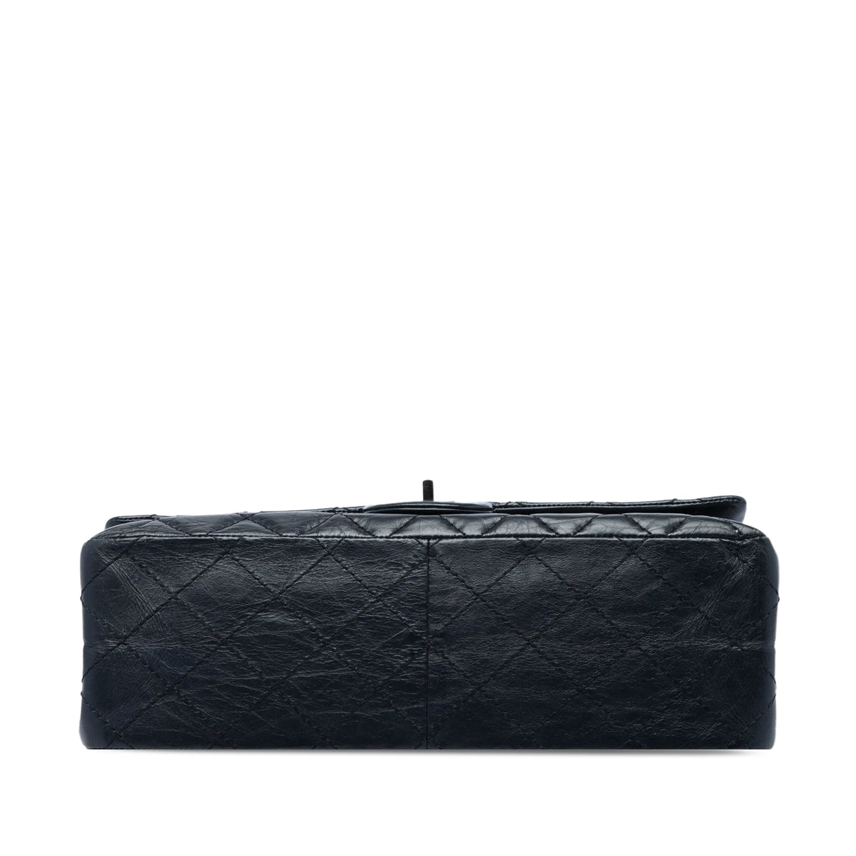 Chanel Quilted Aged Calfskin Reissue 2.55 Double Flap 226 — Black