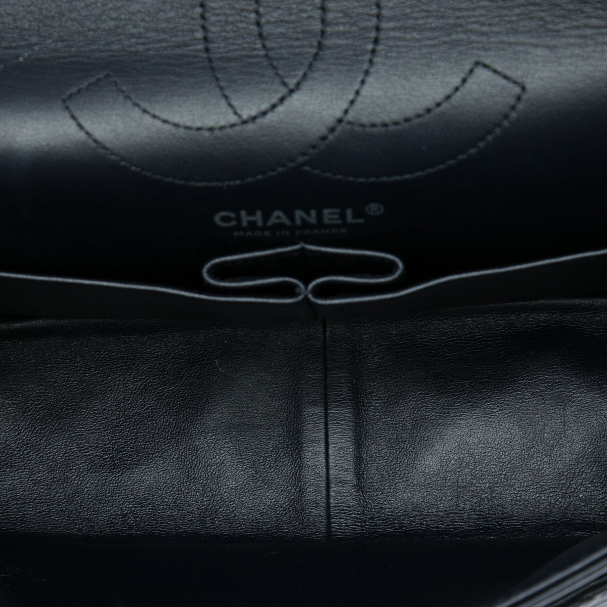 Chanel Quilted Aged Calfskin Reissue 2.55 Double Flap 226 — Black