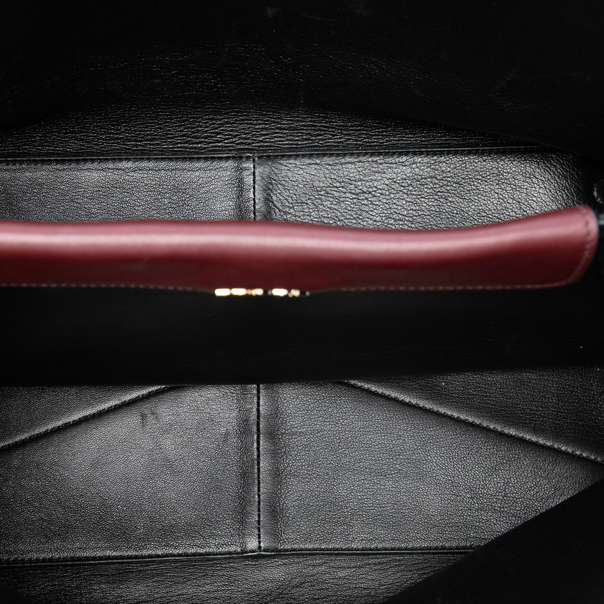 Prada Medium Bicolor City Calf Double Satchel — Red