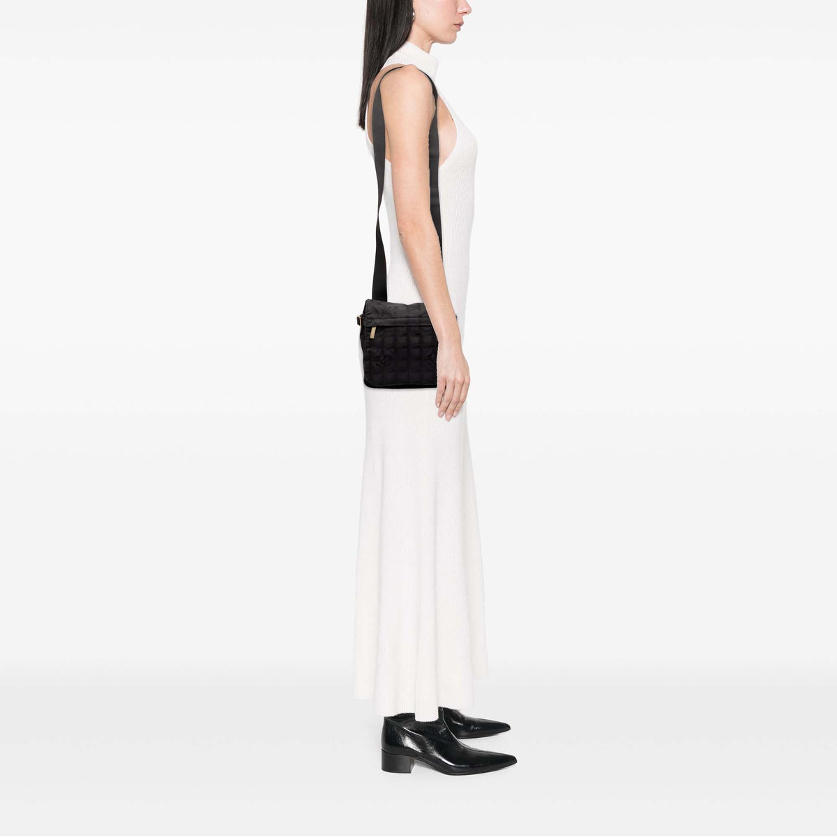 Chanel New Travel Line Nylon Messenger Bag