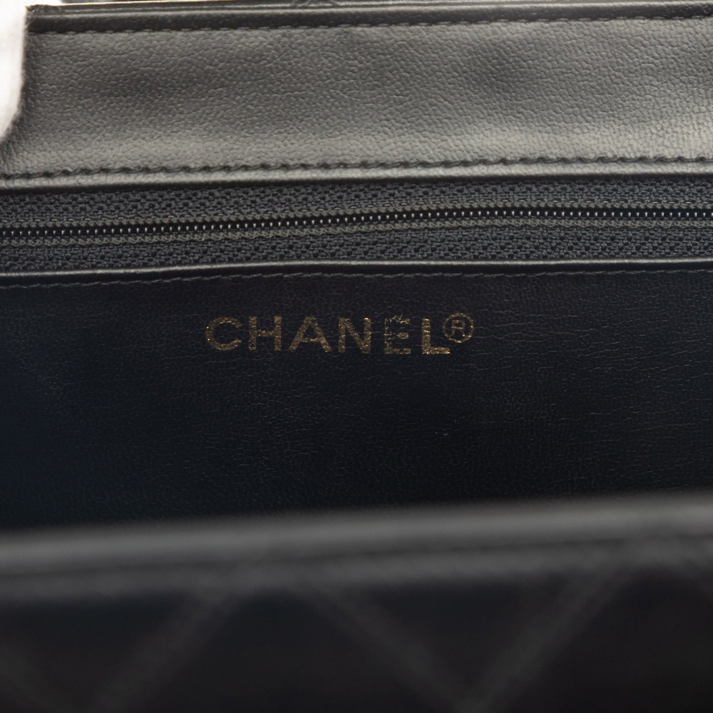 Chanel CC Quilted Lambskin Top Handle Vanity Case