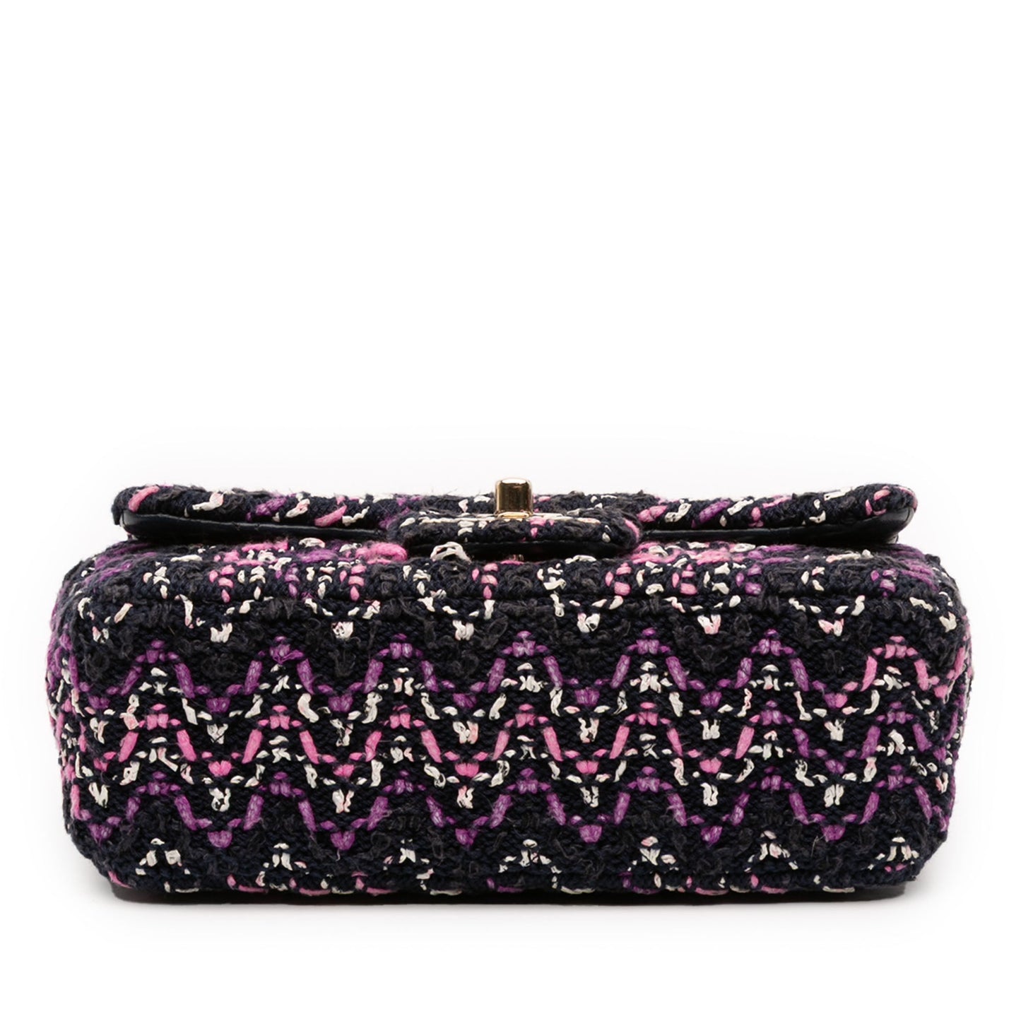 Chanel Mini Rectangular Classic Multicolor Cotton Stitched Single Flap
