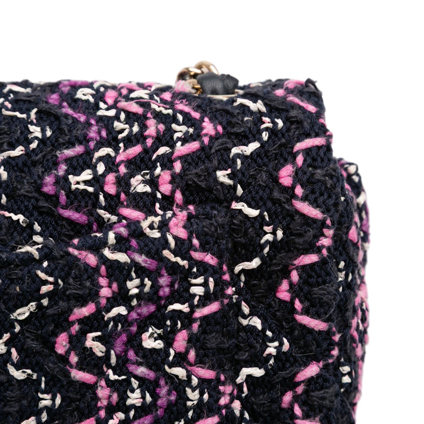 Chanel Mini Rectangular Classic Multicolor Cotton Stitched Single Flap