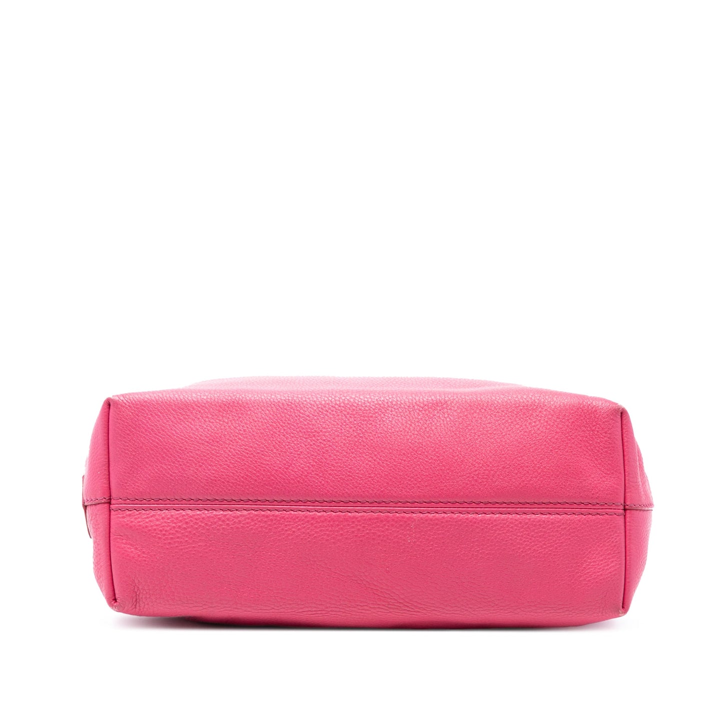 Prada Vitello Daino Embossed Canapa Logo Open Convertible Tote