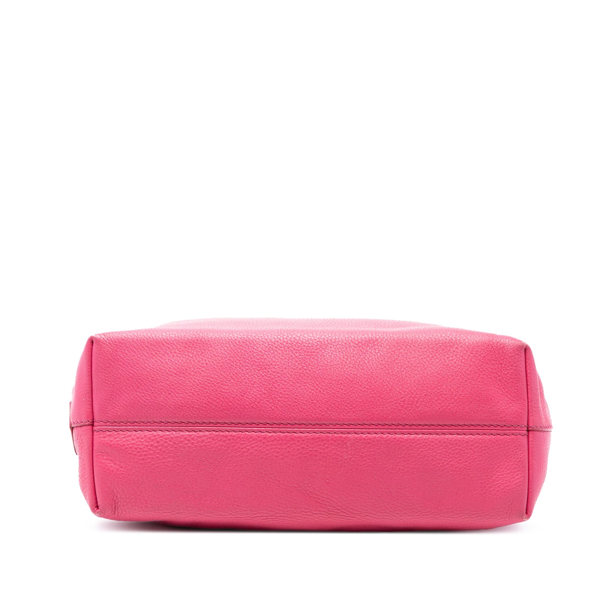 Prada Vitello Daino Embossed Canapa Logo Open Convertible Tote