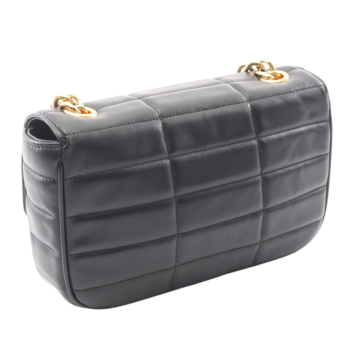 Celine Matelasse Goatskin Monochrome Chain Shoulder Bag