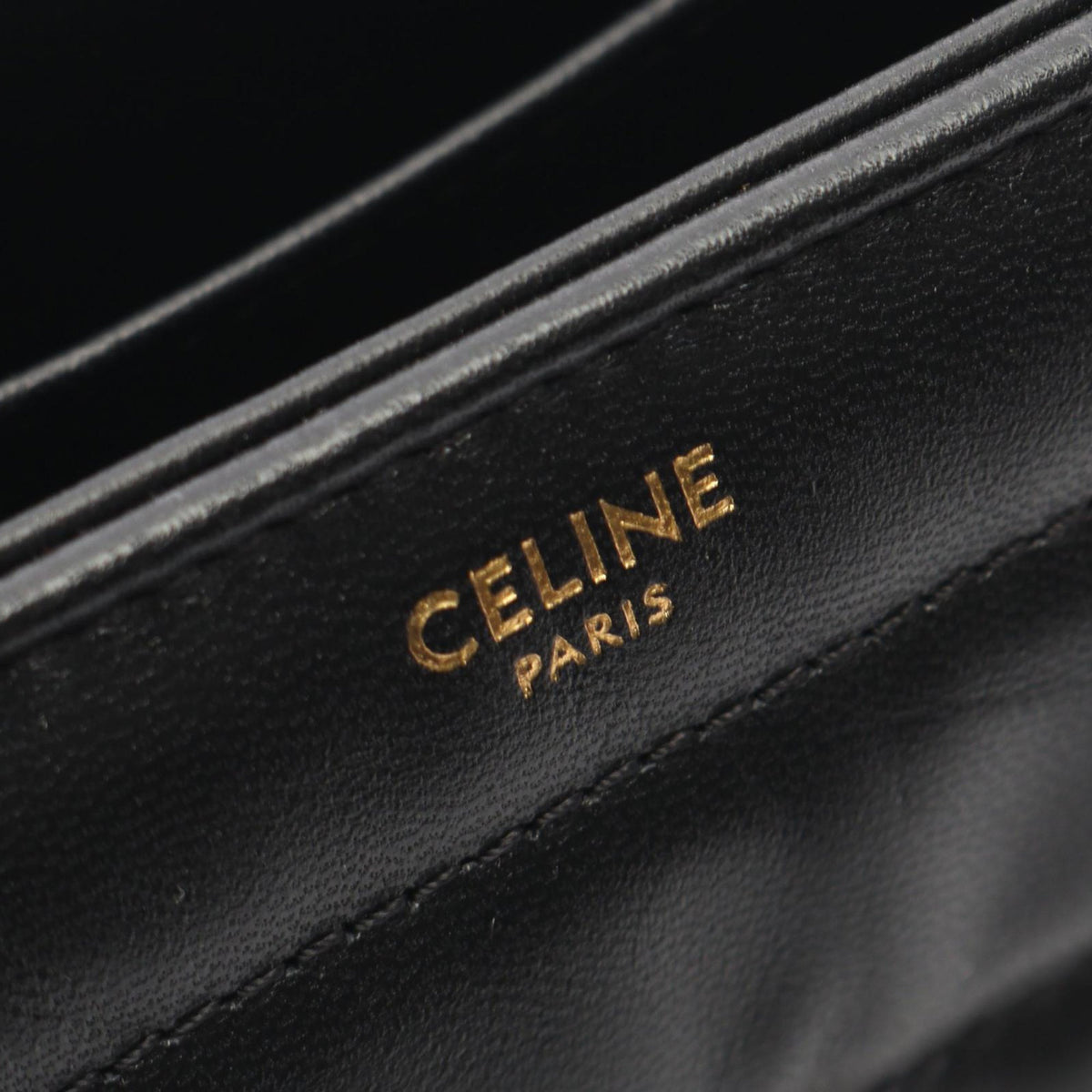 Celine Matelasse Goatskin Monochrome Chain Shoulder Bag