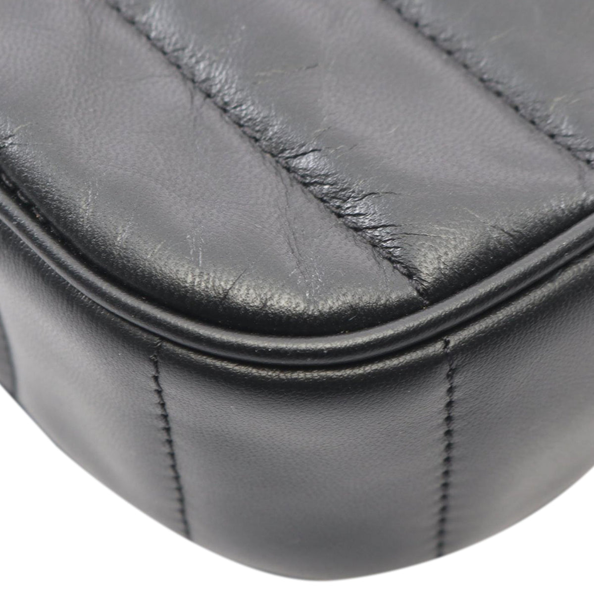 Celine Matelasse Goatskin Monochrome Chain Shoulder Bag
