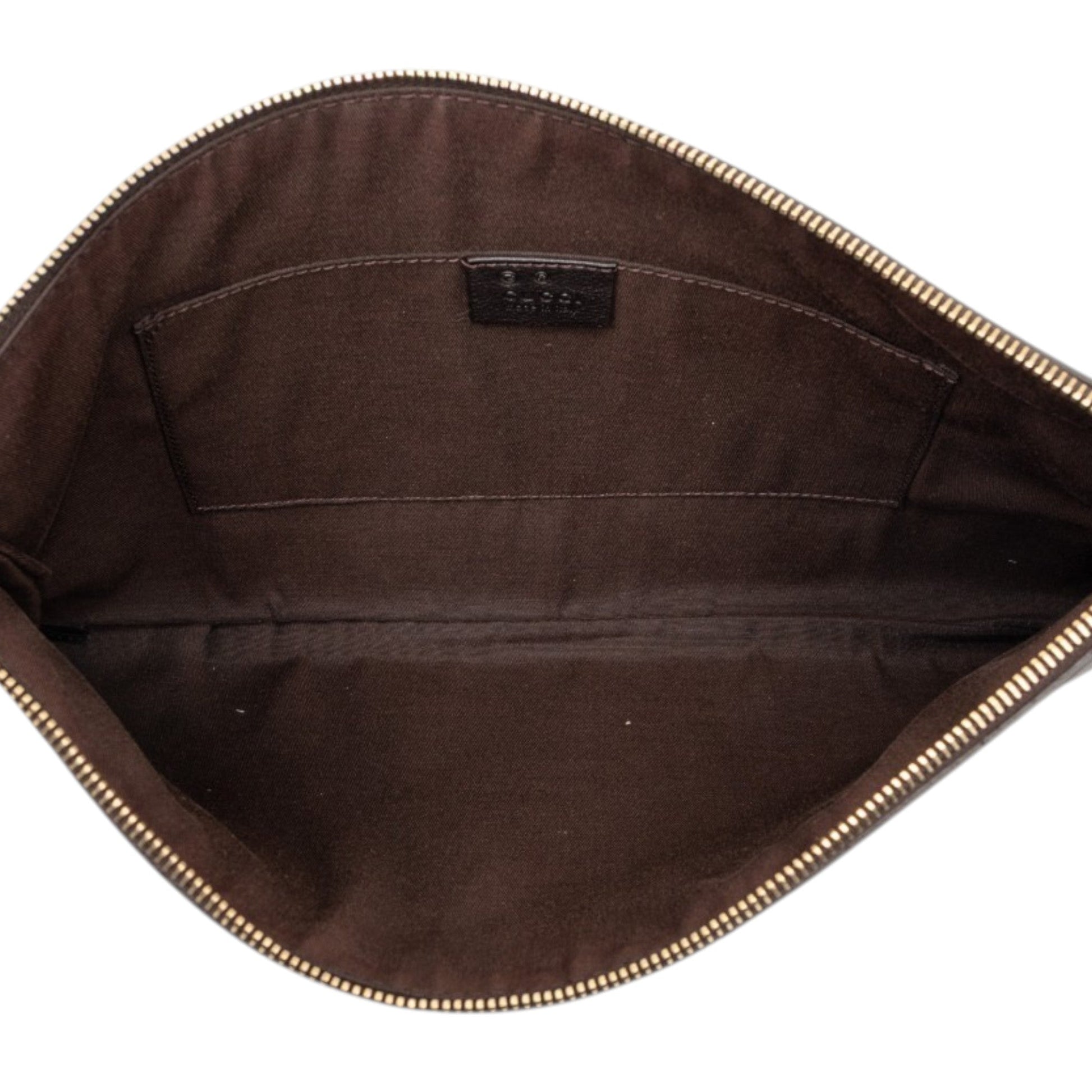 Gucci Calfskin Bamboo Tassel Clutch