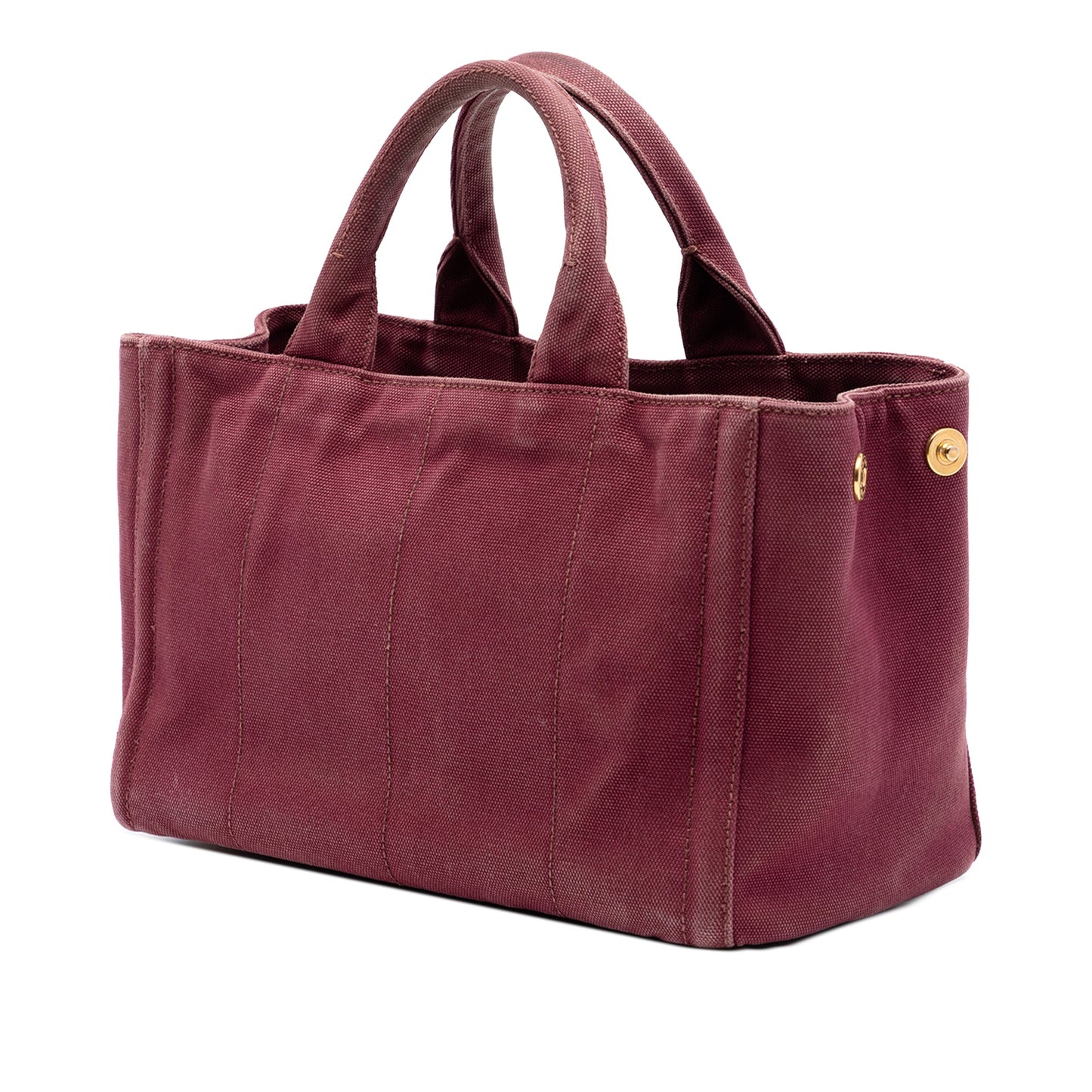 Prada Small Canvas Canapa Bijoux Satchel