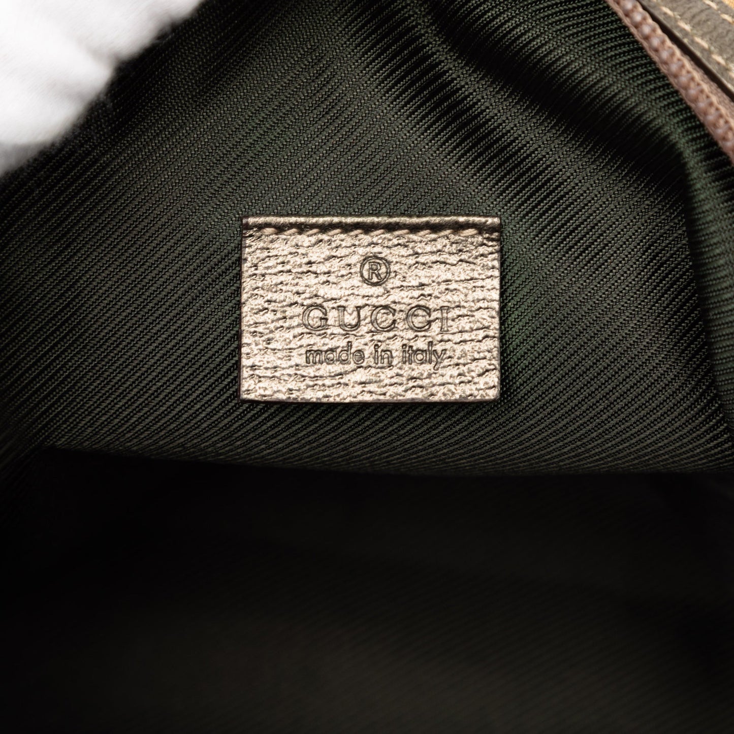 Gucci Mini GG Canvas Balthus Tofu Bag