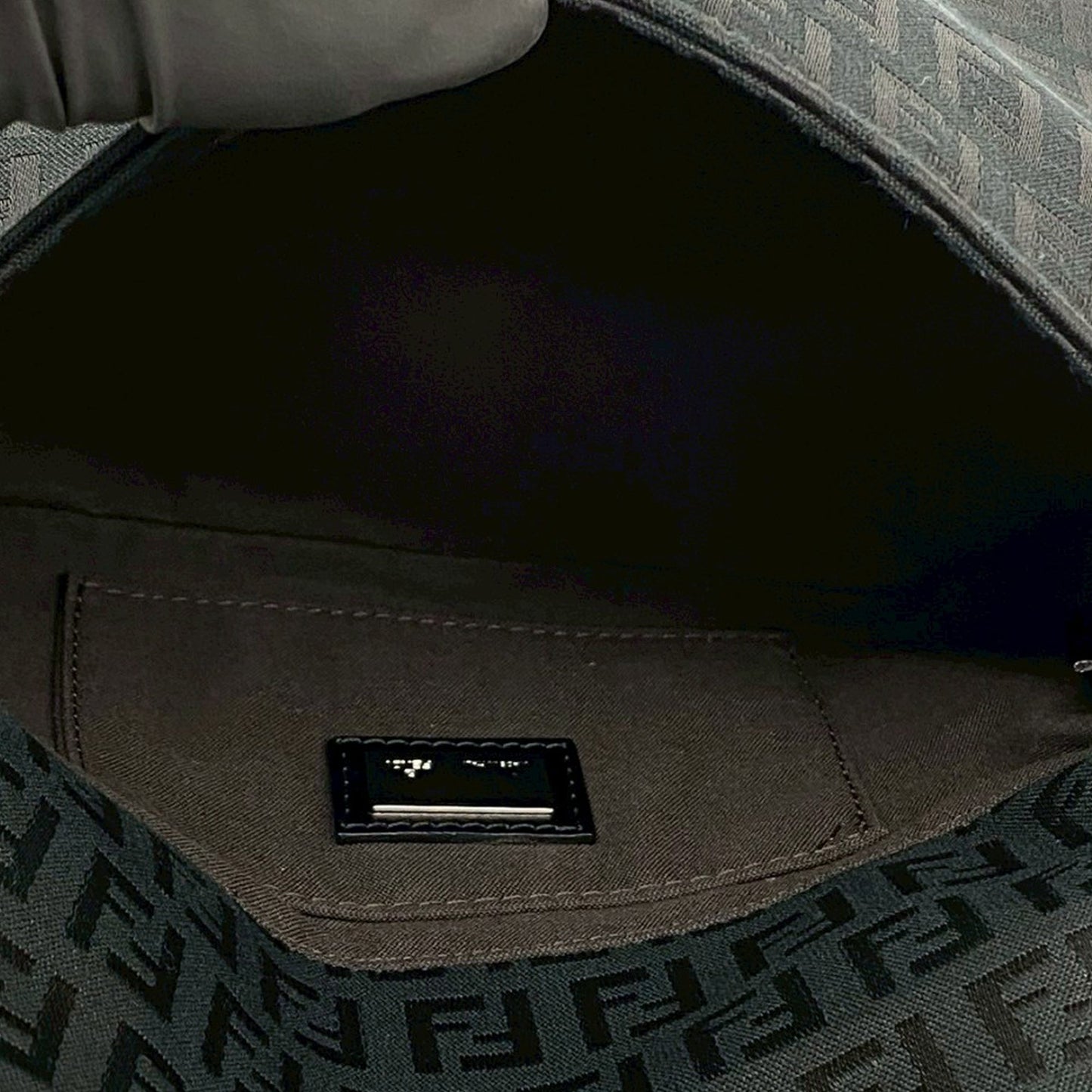 Fendi Mini Zucchino Canvas Mamma Forever