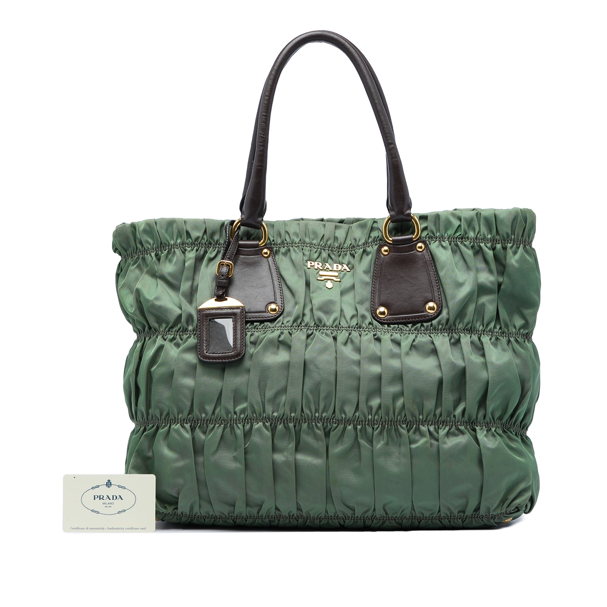 Prada Tessuto Gaufre Tote