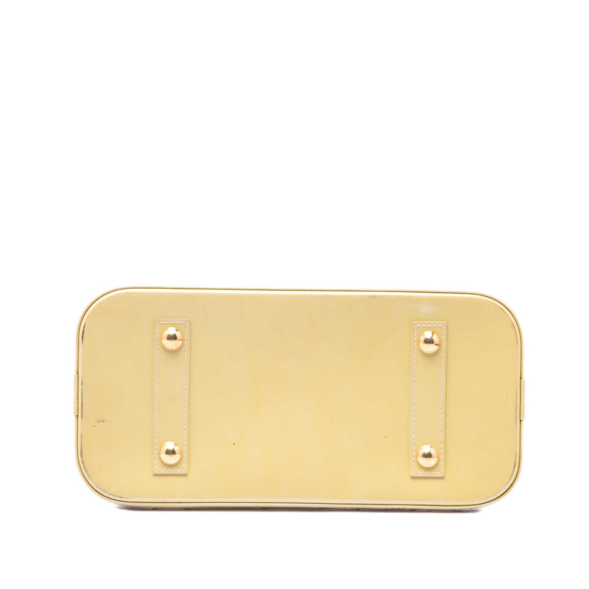 Louis Vuitton Monogram Vernis Alma PM — Beige