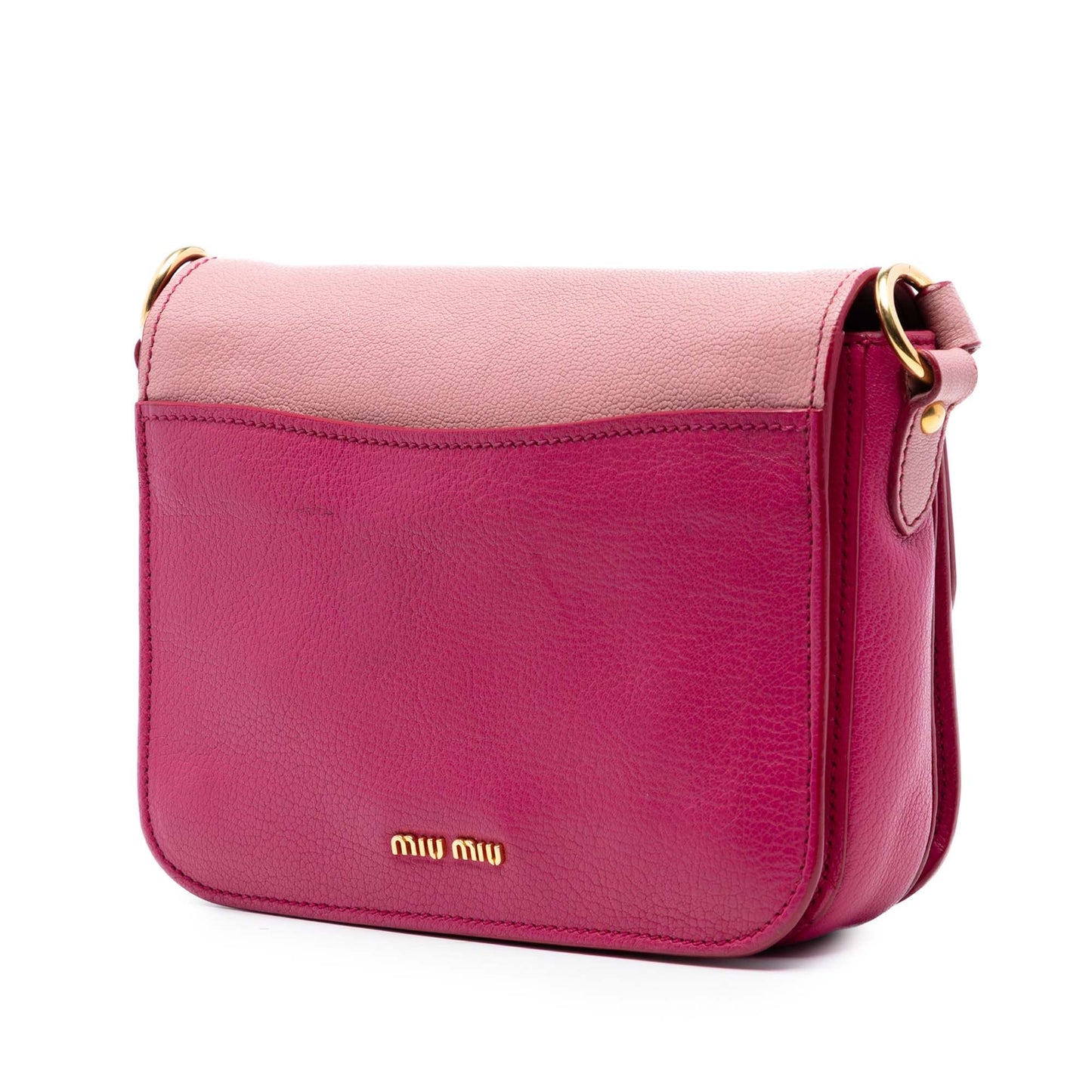 Bicolor Goatskin Madras Crossbody