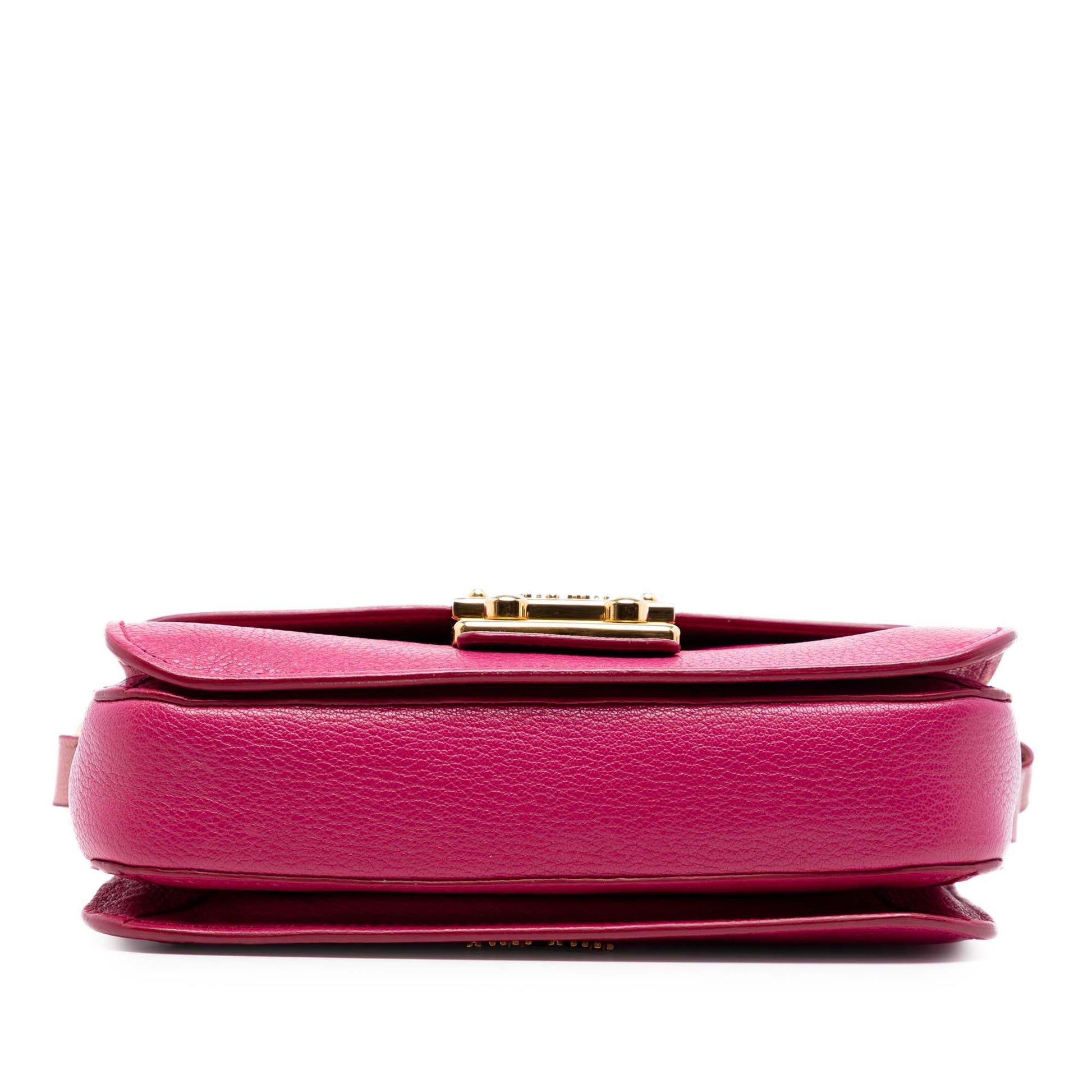 Bicolor Goatskin Madras Crossbody
