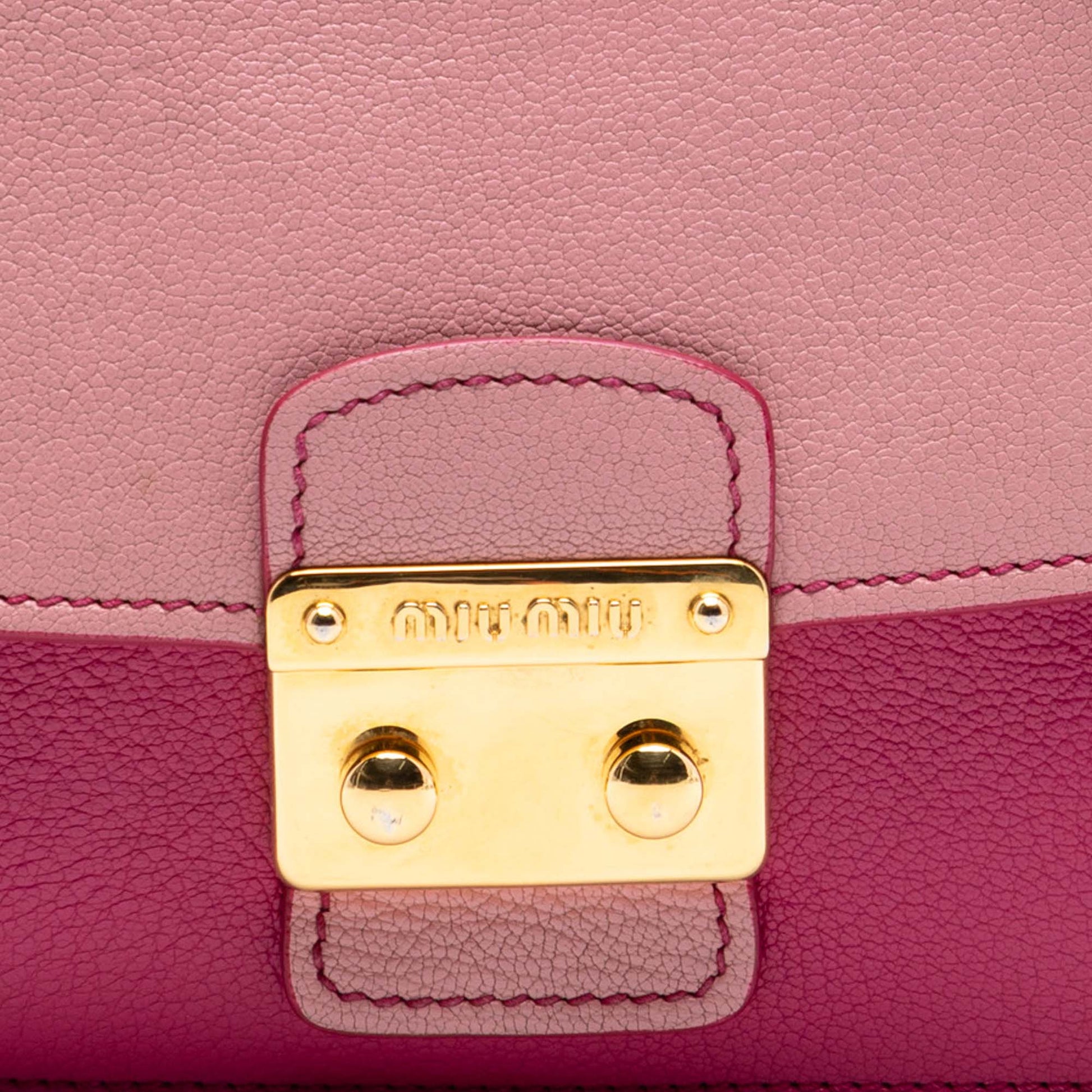 Bicolor Goatskin Madras Crossbody