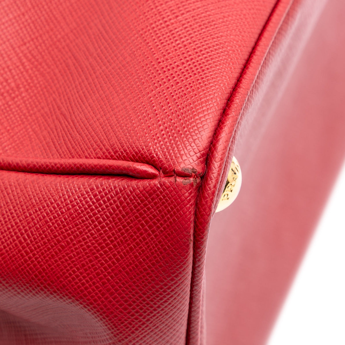 Prada Large Saffiano Lux Galleria Double Zip Tote