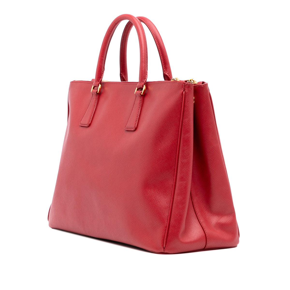 Prada Large Saffiano Lux Galleria Double Zip Tote