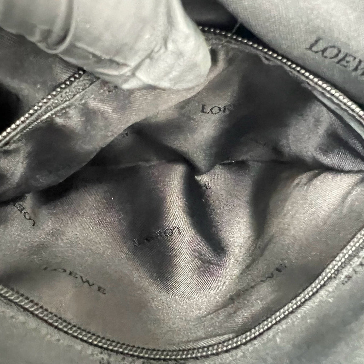 LOEWE Anagram Leather Shoulder Bag