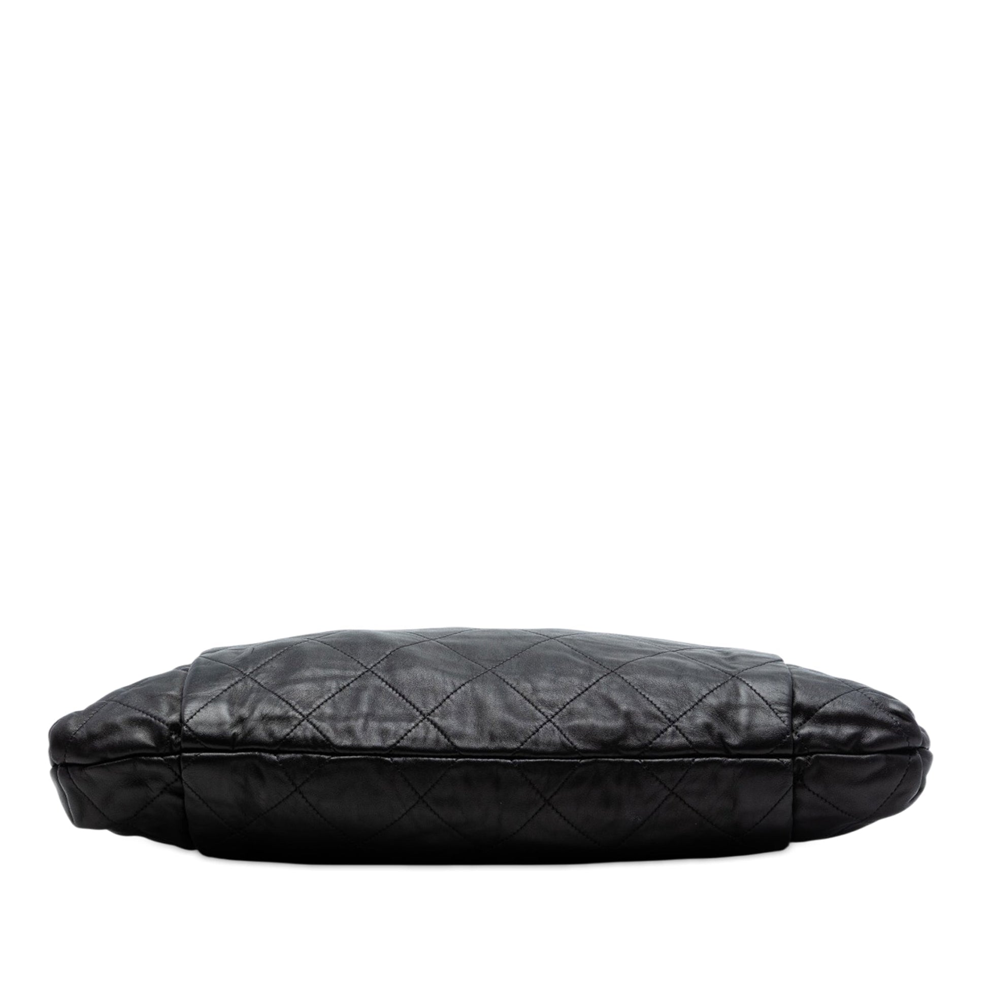 Chanel CC Quilted Lambskin Chain Shopping Tote