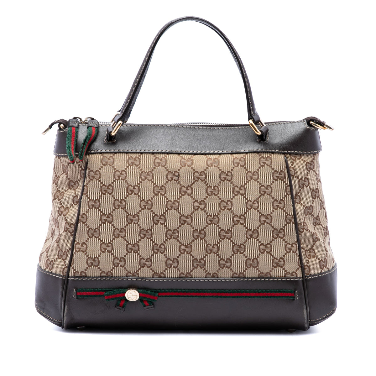 Gucci GG Canvas Web Mayfair Satchel