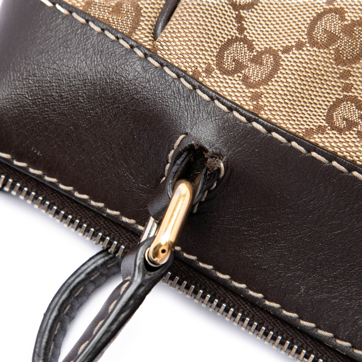 Gucci GG Canvas Web Mayfair Satchel