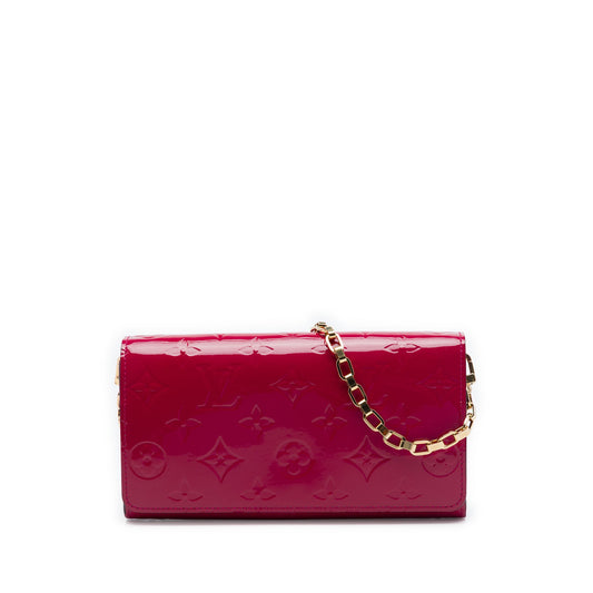 Louis Vuitton Monogram Vernis Chain Wallet