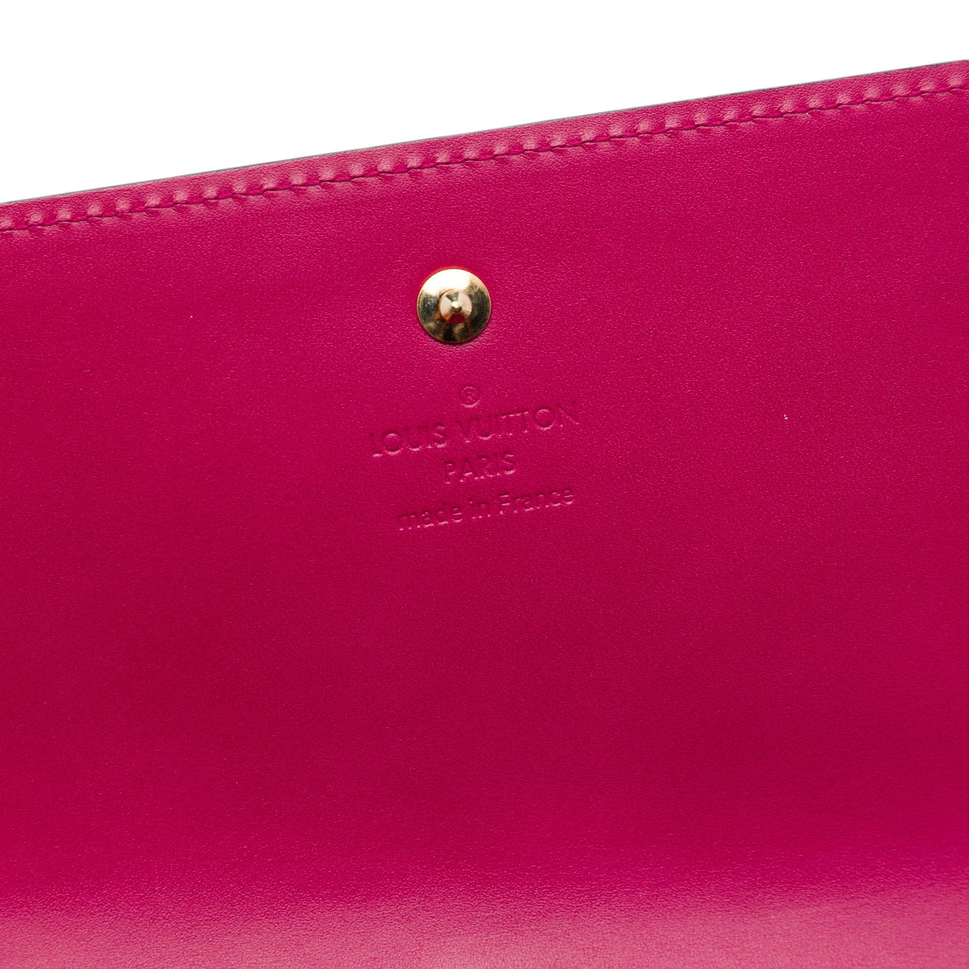 Louis Vuitton Monogram Vernis Chain Wallet