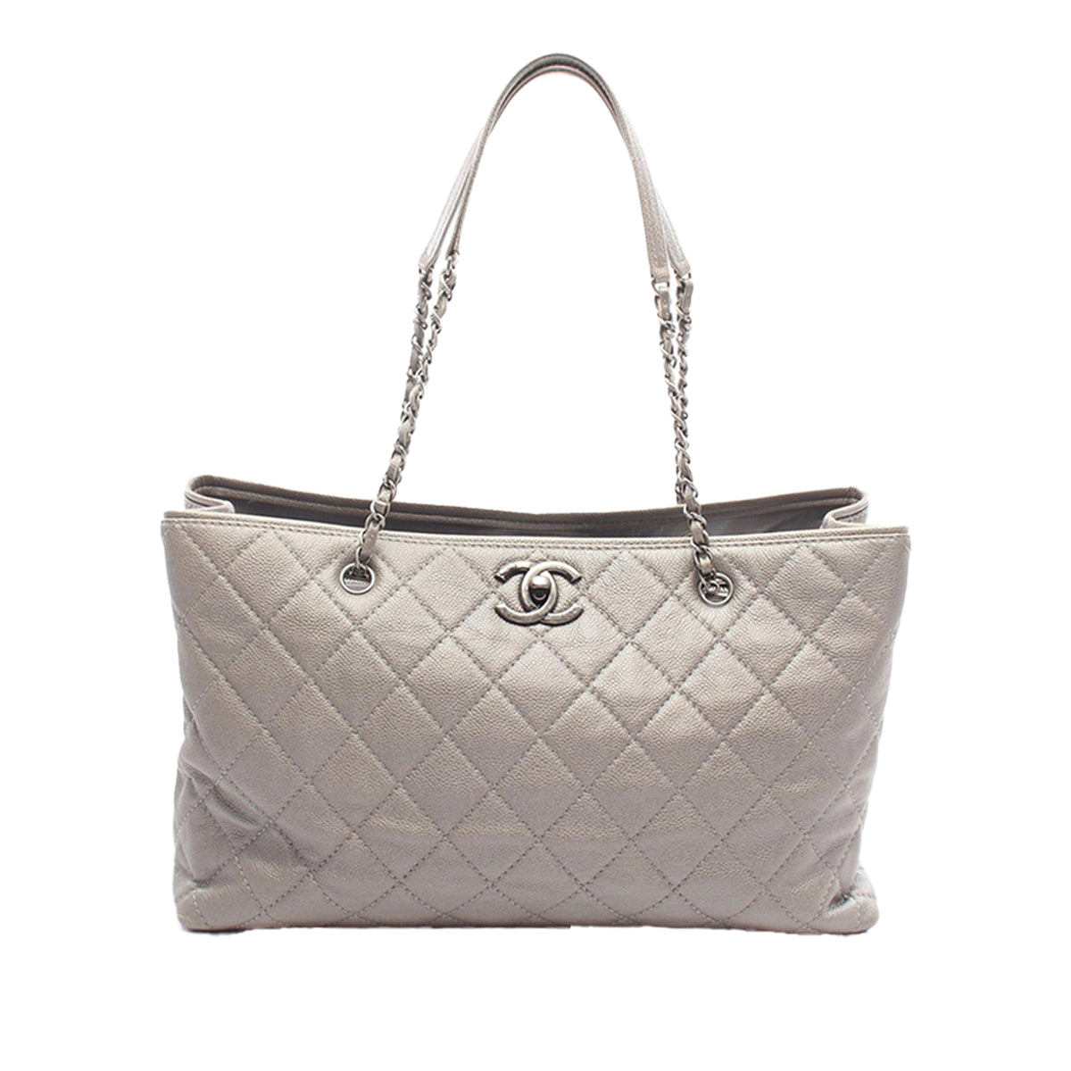 Chanel CC Quilted Caviar Chain Tote