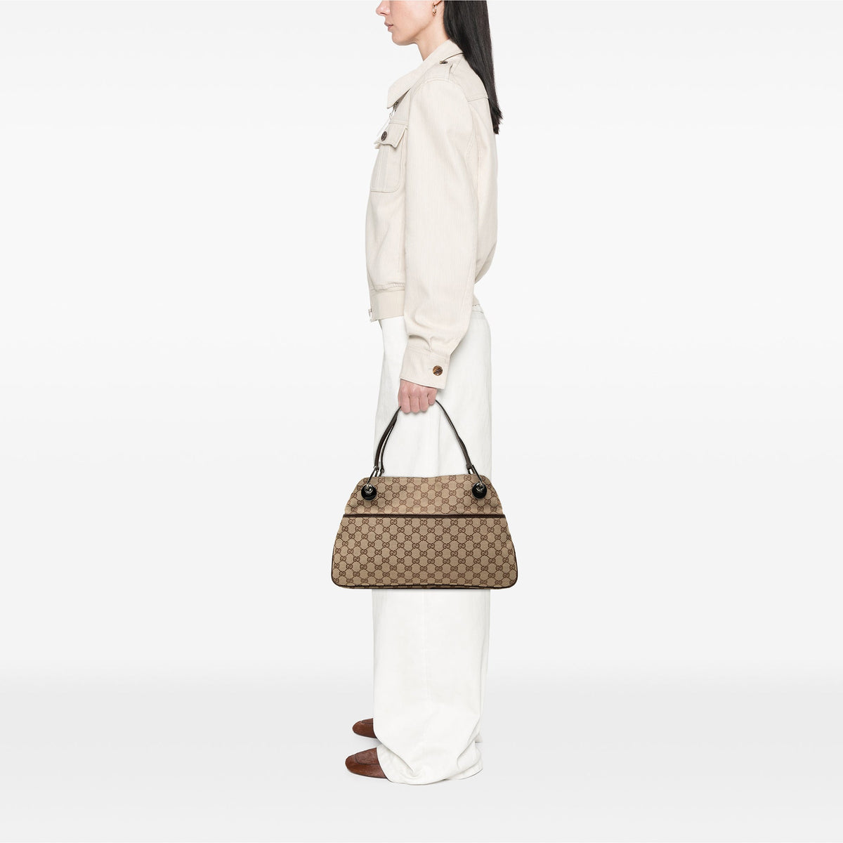 Gucci GG Canvas Eclipse Shoulder Bag