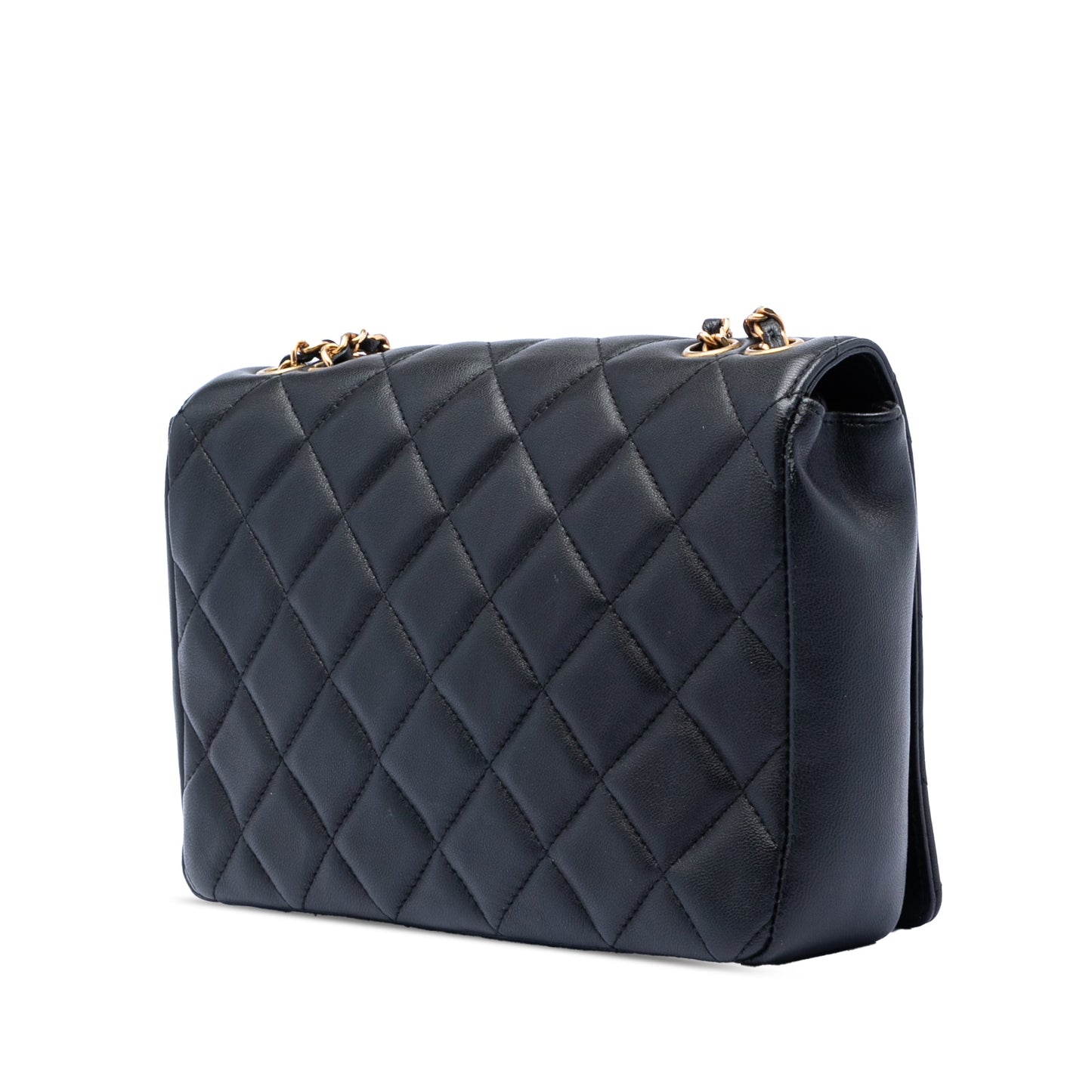 Chanel Medium Quilted Lambskin Diamond CC Flap