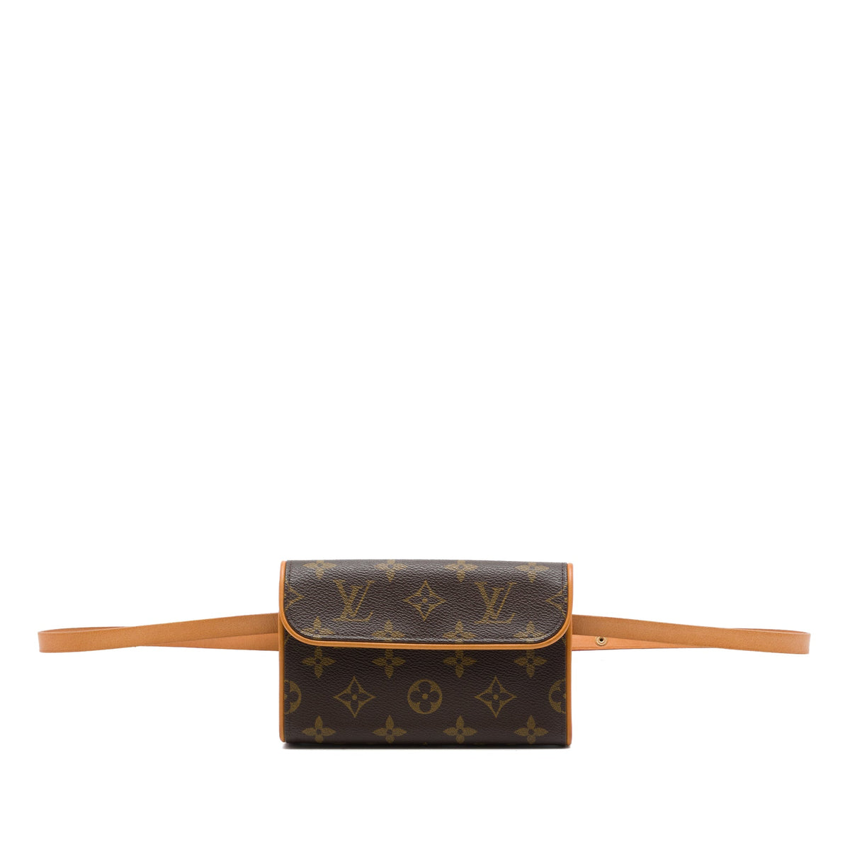 Louis Vuitton Monogram Pochette Florentine — Brown