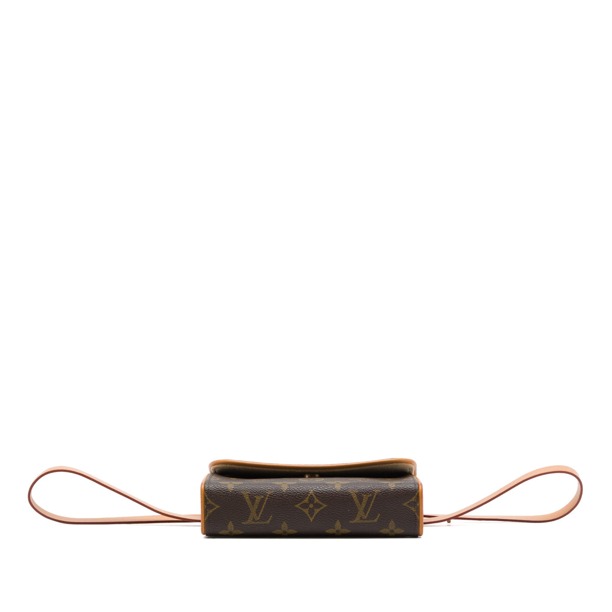 Louis Vuitton Monogram Pochette Florentine — Brown
