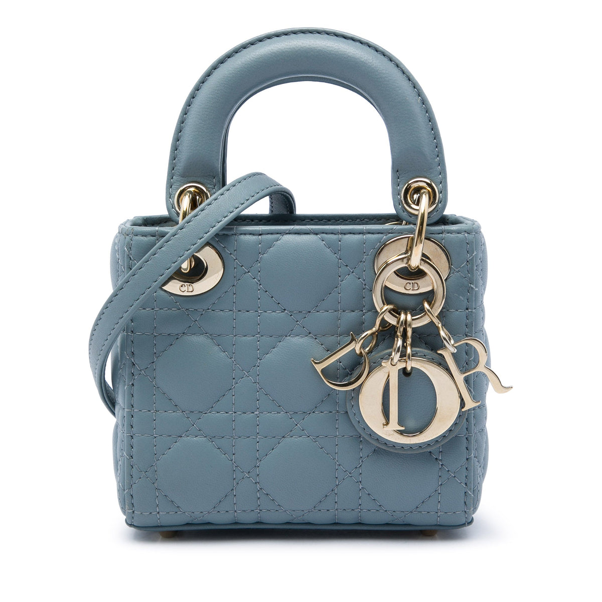 Dior Micro Lambskin Cannage Lady Dior