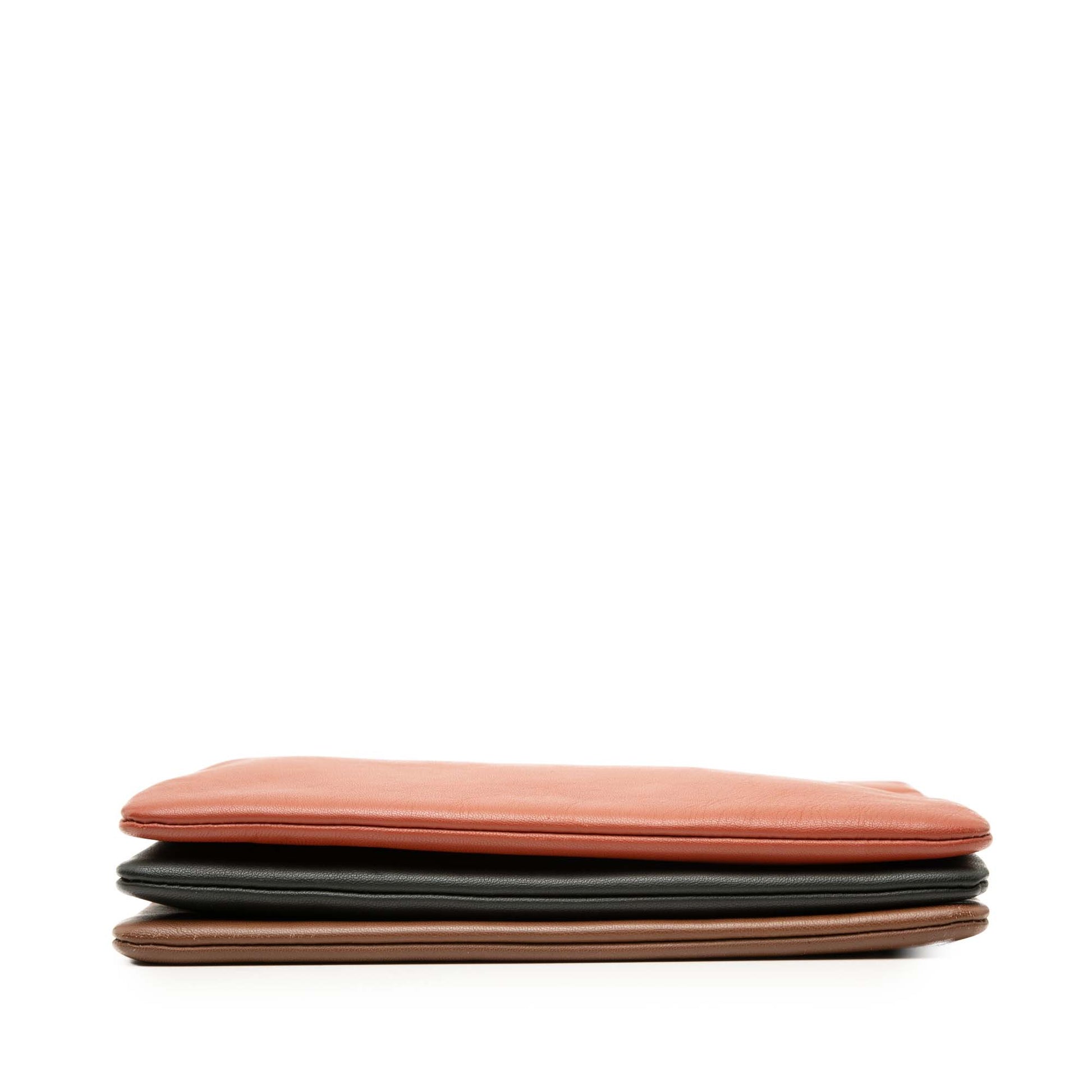 Celine Small Tricolor Lambskin Trio Crossbody