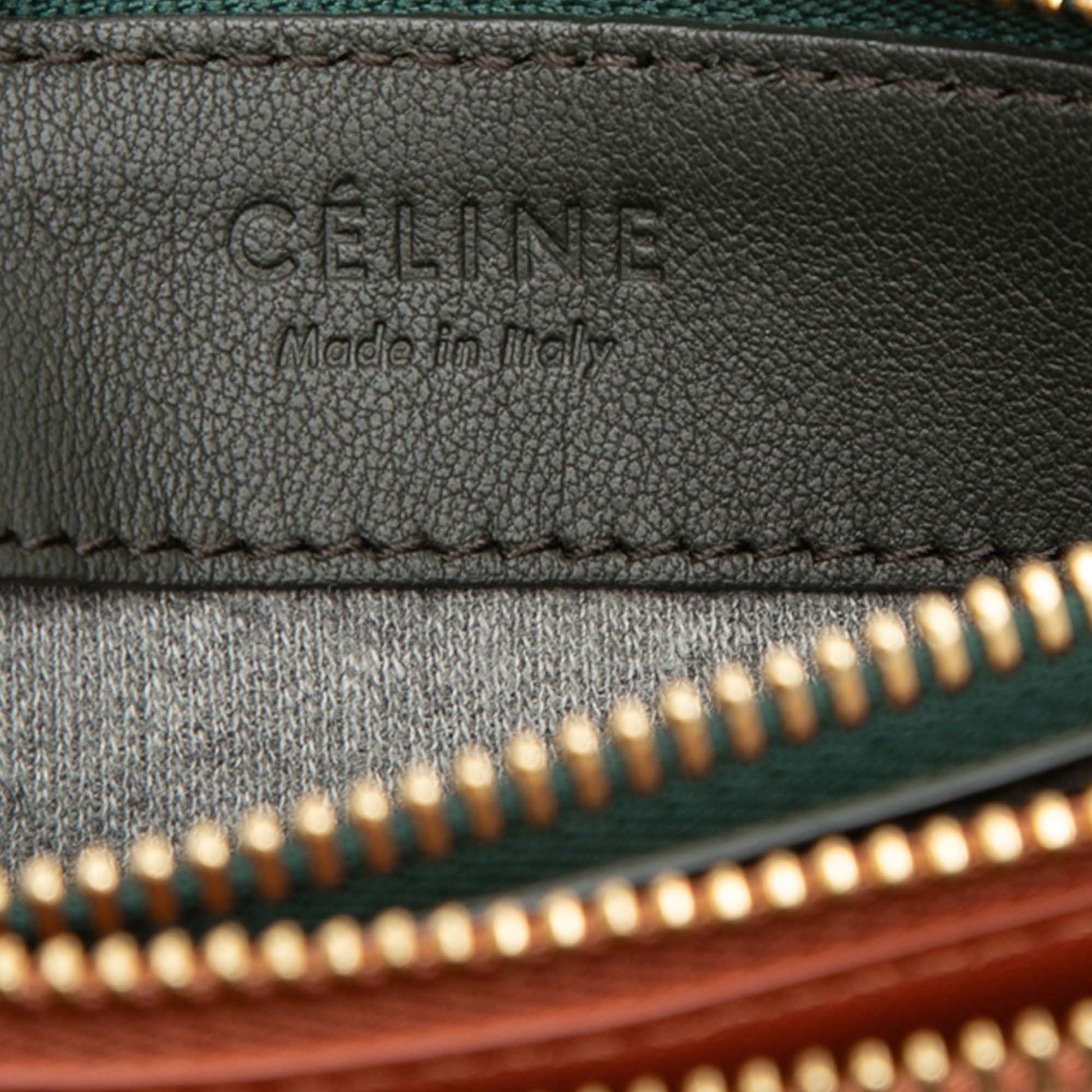 Celine Small Tricolor Lambskin Trio Crossbody