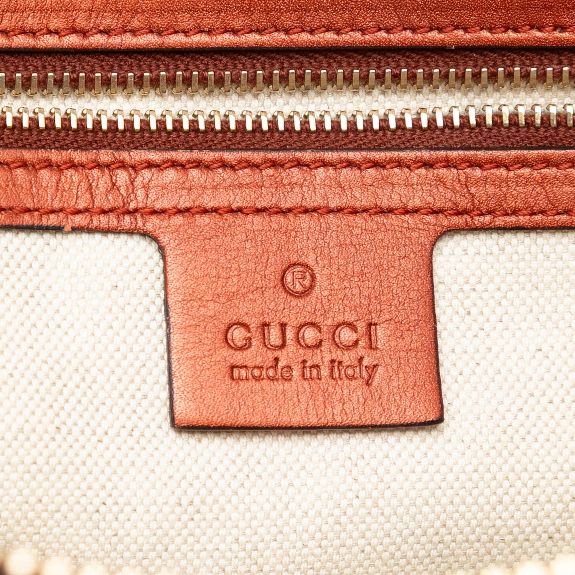 Gucci GG Canvas Heart Bit Satchel