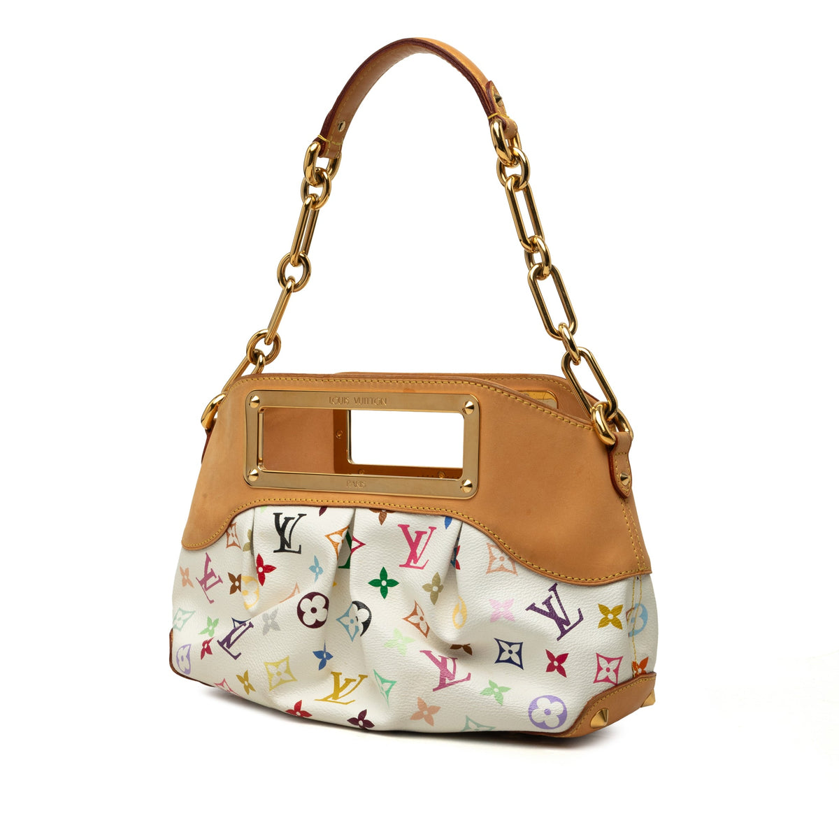 Louis Vuitton Monogram Multicolore Judy PM — White