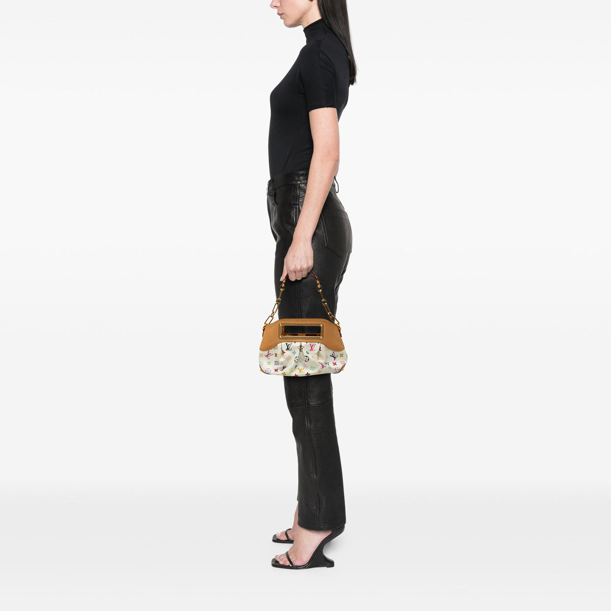 Louis Vuitton Monogram Multicolore Judy PM — White