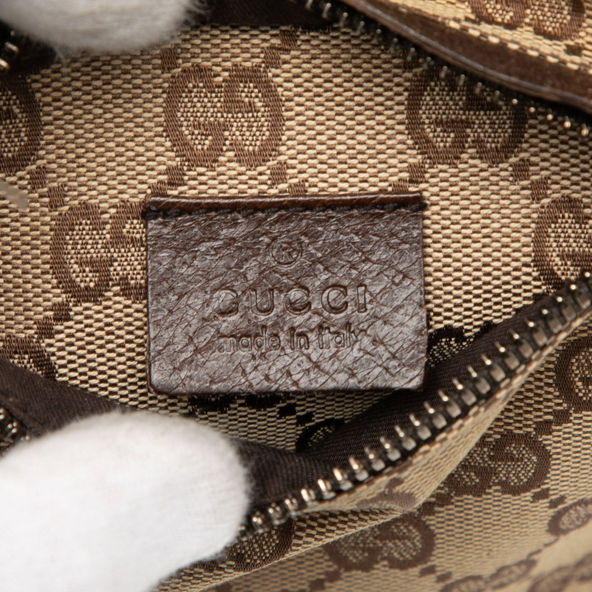 Gucci GG Canvas Web Double Pocket Belt Bag