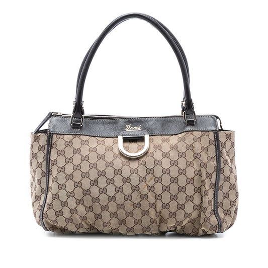 Gucci GG Canvas Abbey D Ring Tote