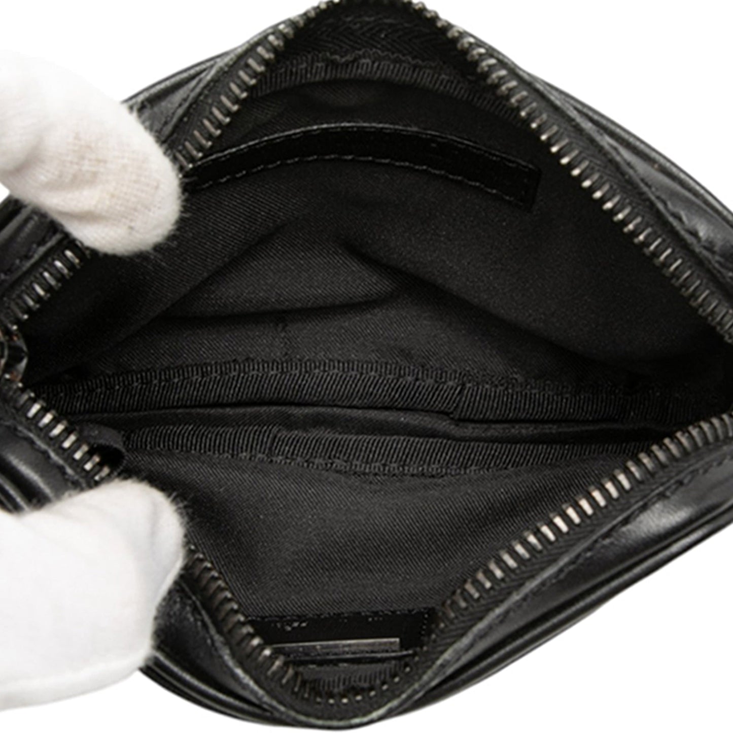 Fendi Mini Zucchino Canvas Zip Crossbody