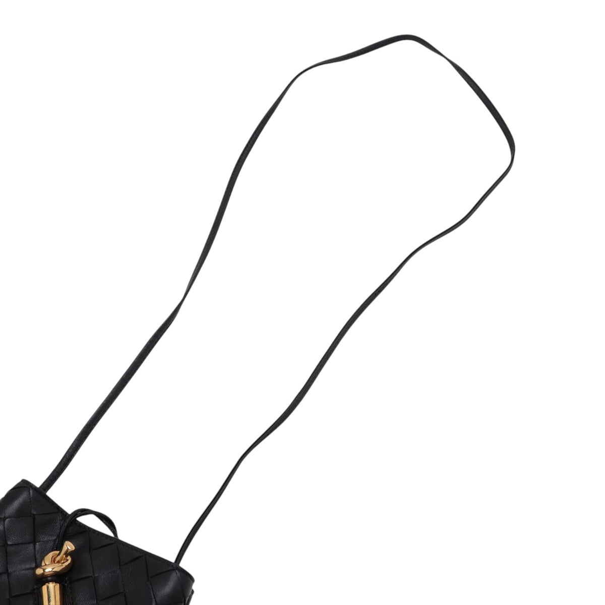 Bottega Veneta Lambskin Intrecciato Andiamo Phone Pouch