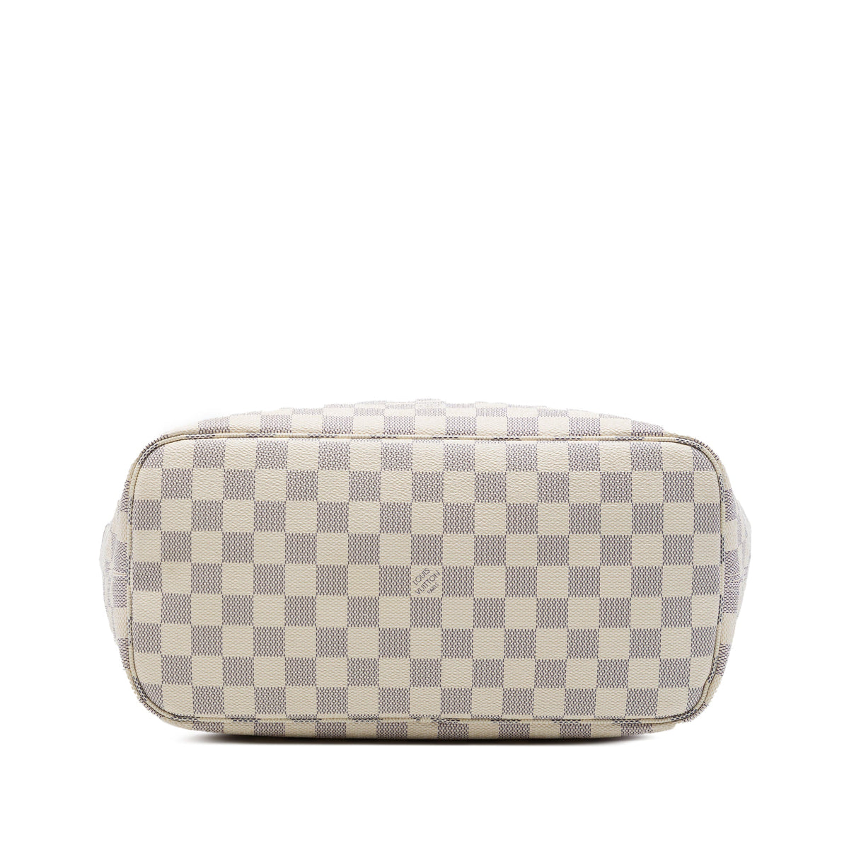 Louis Vuitton Damier Azur Neverfull MM — White