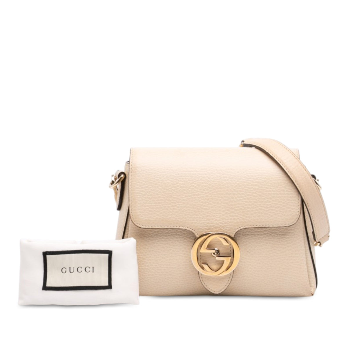 Gucci Small Dollar Calfskin Interlocking G Crossbody