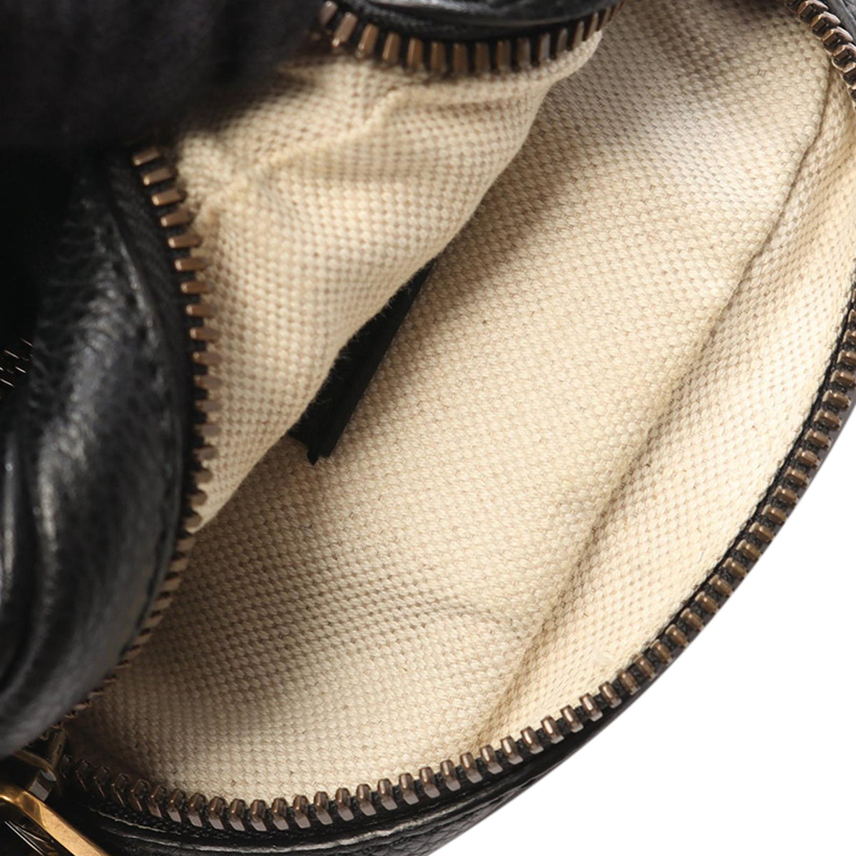 Gucci Mini Grained Calfskin Logo Crossbody