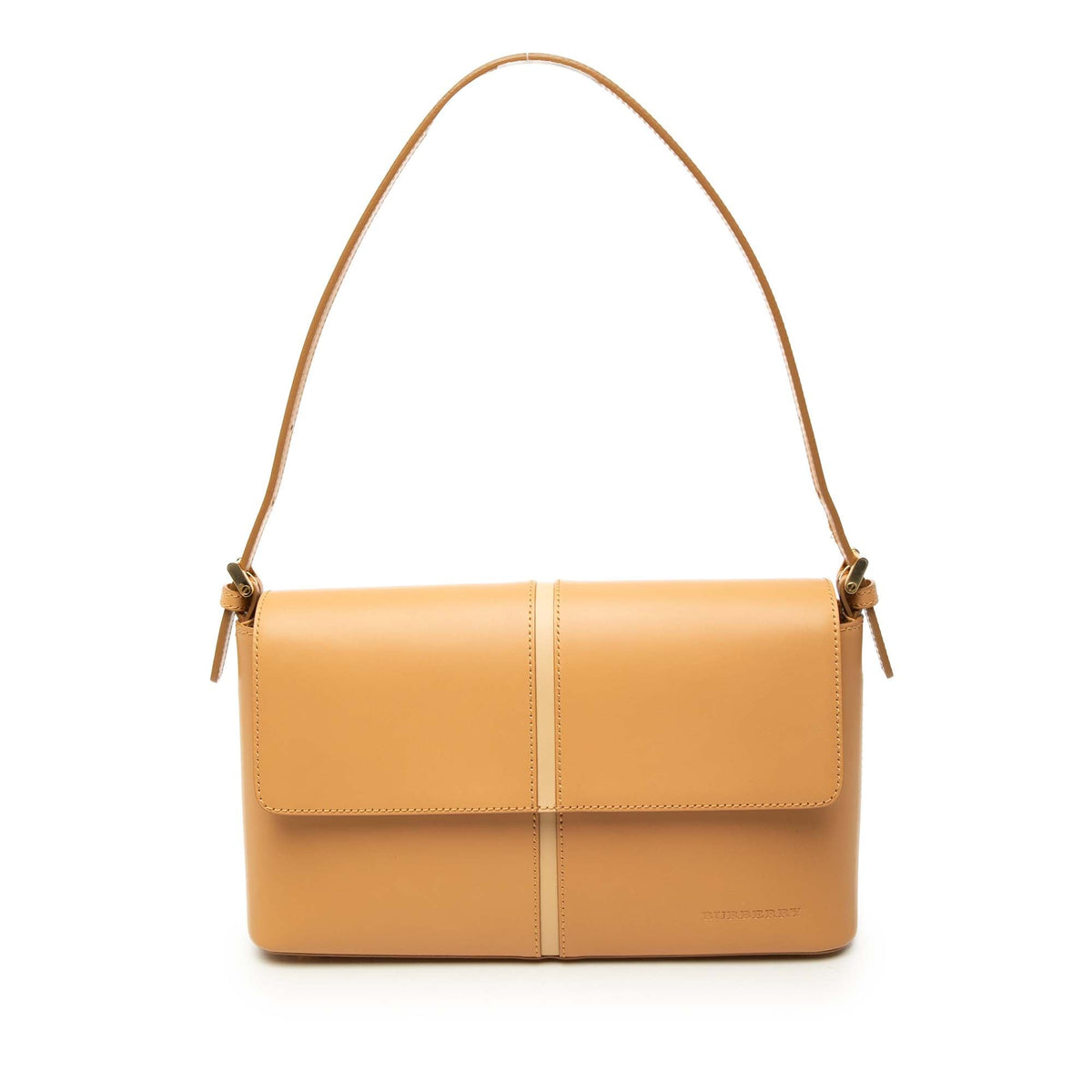 Burberry Leather Flap Shoulder Bag