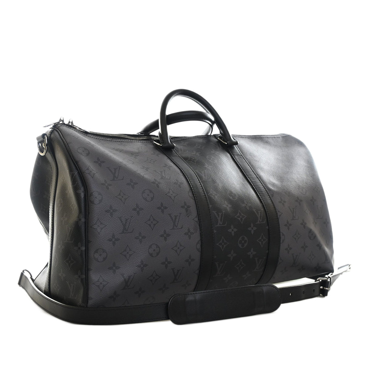 Louis Vuitton Monogram Eclipse Reverse Keepall Bandouliere 50